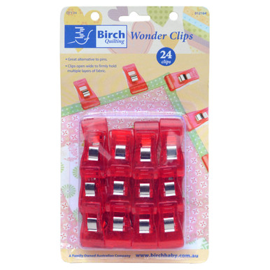 Birch Wonder Clips Red