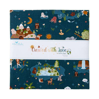 Riley Blake Designs Created with Love 10" Stacker Fabric by Jennifer ...