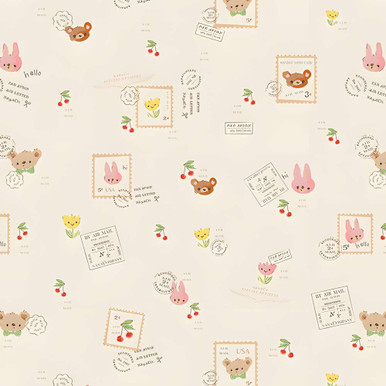 Art Gallery Fabrics Minimo Air Mail Fabric by Amy Sinibaldi MIN-21200 ...