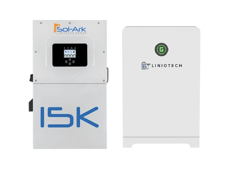 Liniotech 14.33kWh LiFePO4 Battery + Sol-Ark 15K Kit