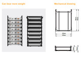 Pytes E-Box 48100R 5.12 KWh 100Ah 51.2V LiFePO4 Lithium Solar Battery Rack Stackable