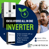 Liniotech 15KVA Hybrid Inverter All in One solar Inverter 15000W PV Input 10000W AC Output