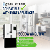 Liniotech 15KVA Hybrid Inverter All in One solar Inverter 15000W PV Input 10000W AC Output