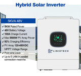 Liniotech Split Phase Solar Hybrid  Inverter 5.5KVA PV Input 5Kw AC output 80A MPPT Controller