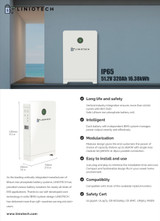 LINIOTECH 14.33KWH Lifepo4 48V 280Ah Battery Storage IP65 Outdoor Rated Floor Mount UL1973 / Sol-Ark UL9540 / UL9540A / CEC