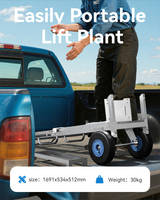 Liniotech Adjustable Dolly Lift Hand Truck Hand Drill