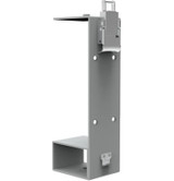 Pytes V5 battery with V-brackets installed on each corner for stable floor mounting setup