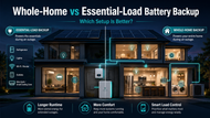 Whole-Home vs Essential-Load Battery Backup: Which Setup Is Better?