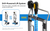 Liniotech Adjustable Dolly Lift Hand Truck Hand Drill