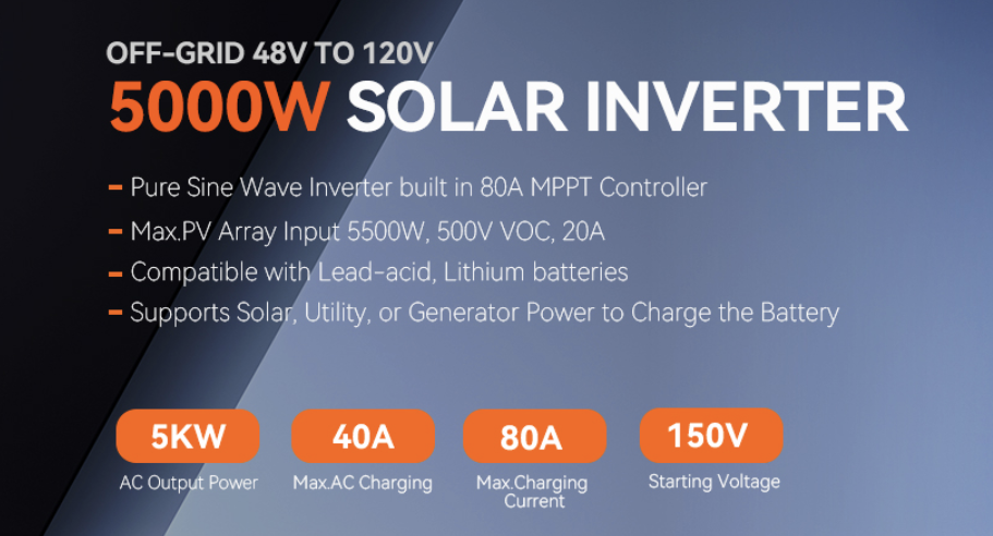 Liniotech Split Phase Max 11KVA PV Input 10Kw Solar Inverter