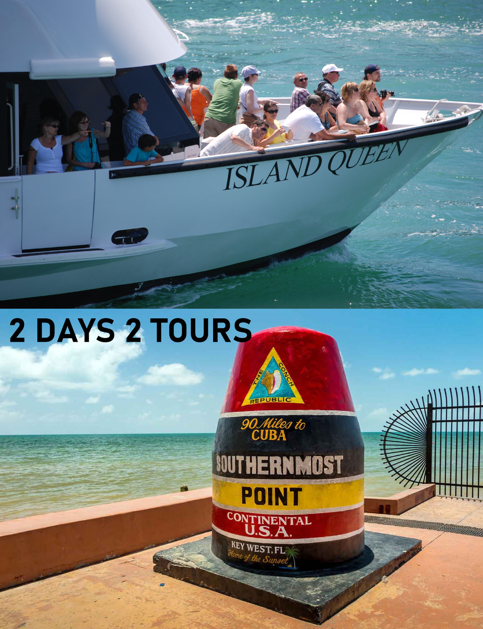 Miami to Key West Miami City and Boat 2 Days