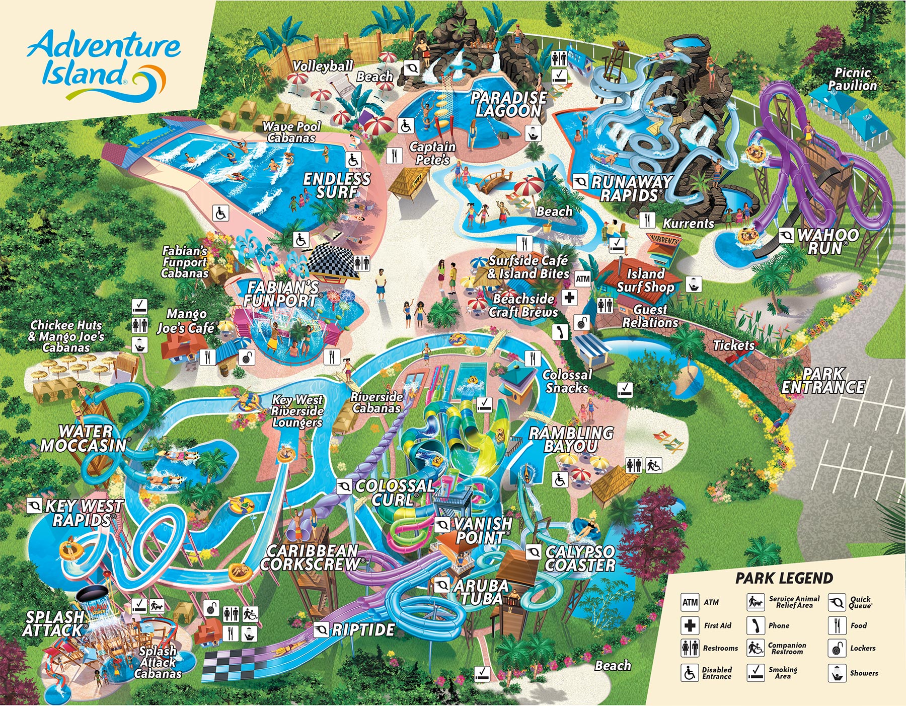 Universal Islands Of Adventure Map