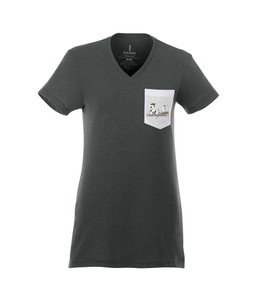 Nutrafarm Women's Short Sleeve Black V-neck Tee Nutrafarm Women's Short Sleeve Black V-neck Tee