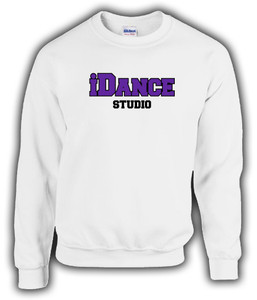 iDance Adult White Crewneck