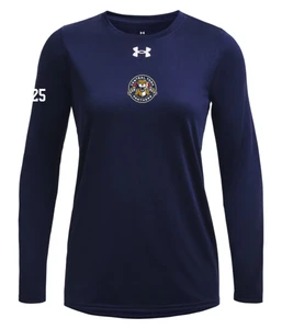 CYGHA Panthers Womens Navy Long Sleeve Training Tee
