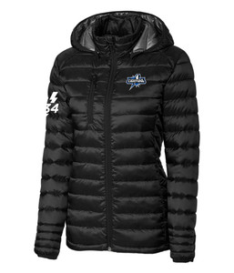 Durham West Lightning Hockey Club Women's Puff Jacket Durham West Lightning Hockey Club Women's Puff Jacket