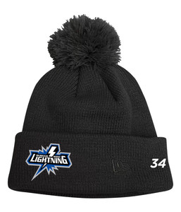 Durham West Lightning Hockey Club Pom Toque Durham West Lightning Hockey Club Pom Toque