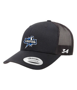 Durham West Lightning Hockey Club Snapback Cap Durham West Lightning Hockey Club Snapback Cap