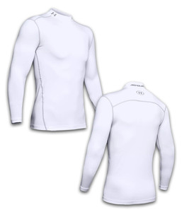 UA Men's ColdGear Compression Mock Long Sleeve