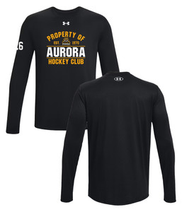Aurora Minor Hockey Adult Team Long Sleeve Tee