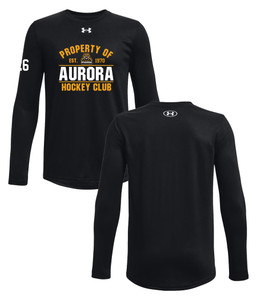 Aurora Minor Hockey Youth Team Long Sleeve Tee