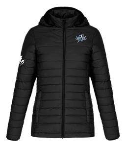 Durham West Lightning Hockey Club Womens Puff Jacket