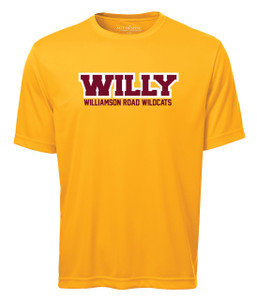 Williamson Wildcats Adult Willy Logo Short Sleeve Tee Williamson Wildcats Adult Willy Logo Short Sleeve Tee