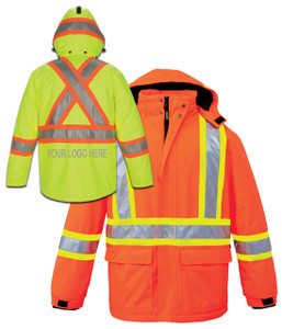 NRG Work Site Hi Vis Insulated Parka NRG Work Site Hi Vis Insulated Parka