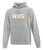 Newmarket High School Athletic Heather Grey Hoody - White on Gold Logo Newmarket High School Athletic Heather Grey Hoody - White on Gold Logo