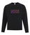 Newmarket High School Black Crewneck Sweatshirt - Purple on gold