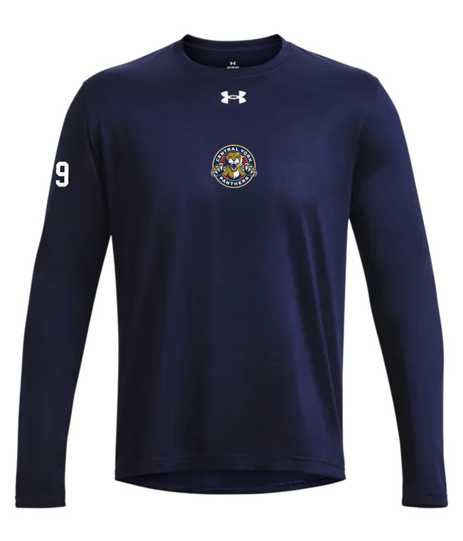 CYGHA Panthers Adult Long Sleeve Tee - Navy