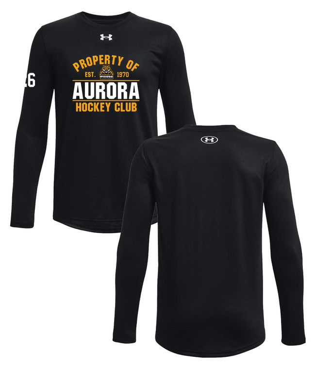Aurora Minor Hockey Youth Team Long Sleeve Tee
