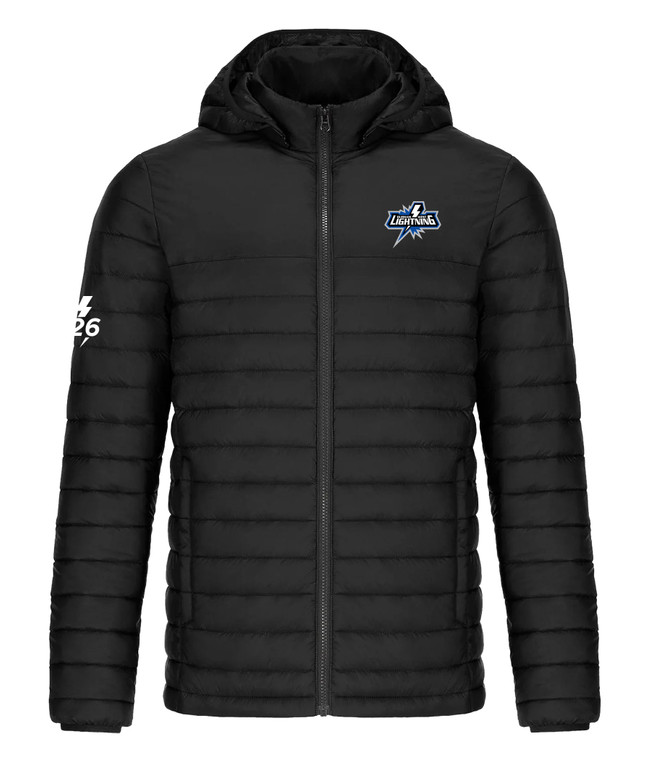 Durham West Lightning Hockey Club Mens Puff Jacket