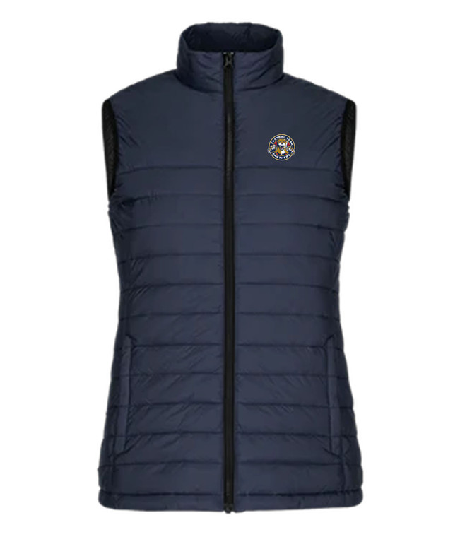 CYGHA Panthers Womens Puff Vest