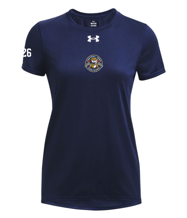CYGHA Panthers Womens Navy Short Sleeve Training Tee