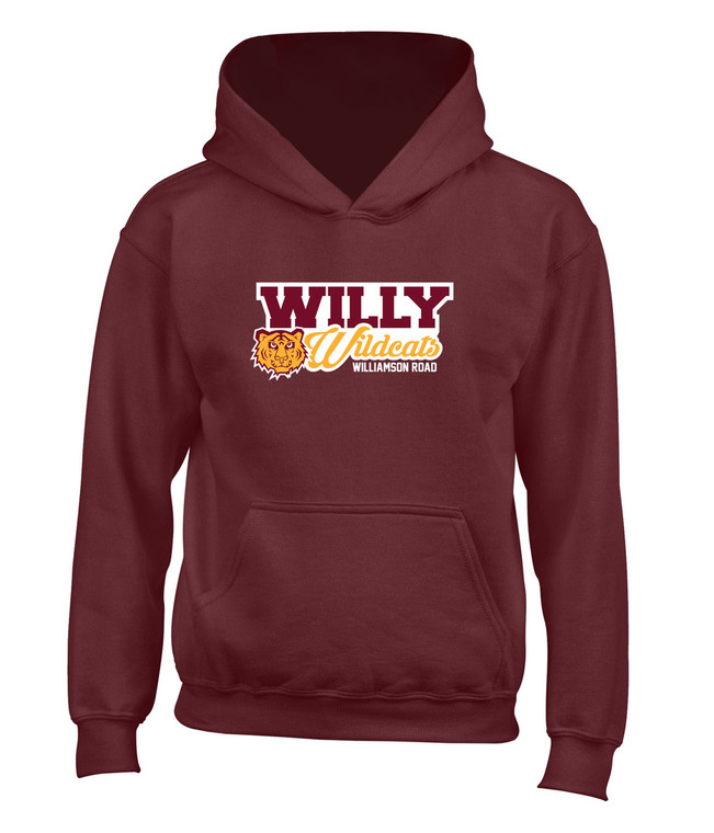 Williamson Wildcats Youth Willy Wildcats Logo Hoody