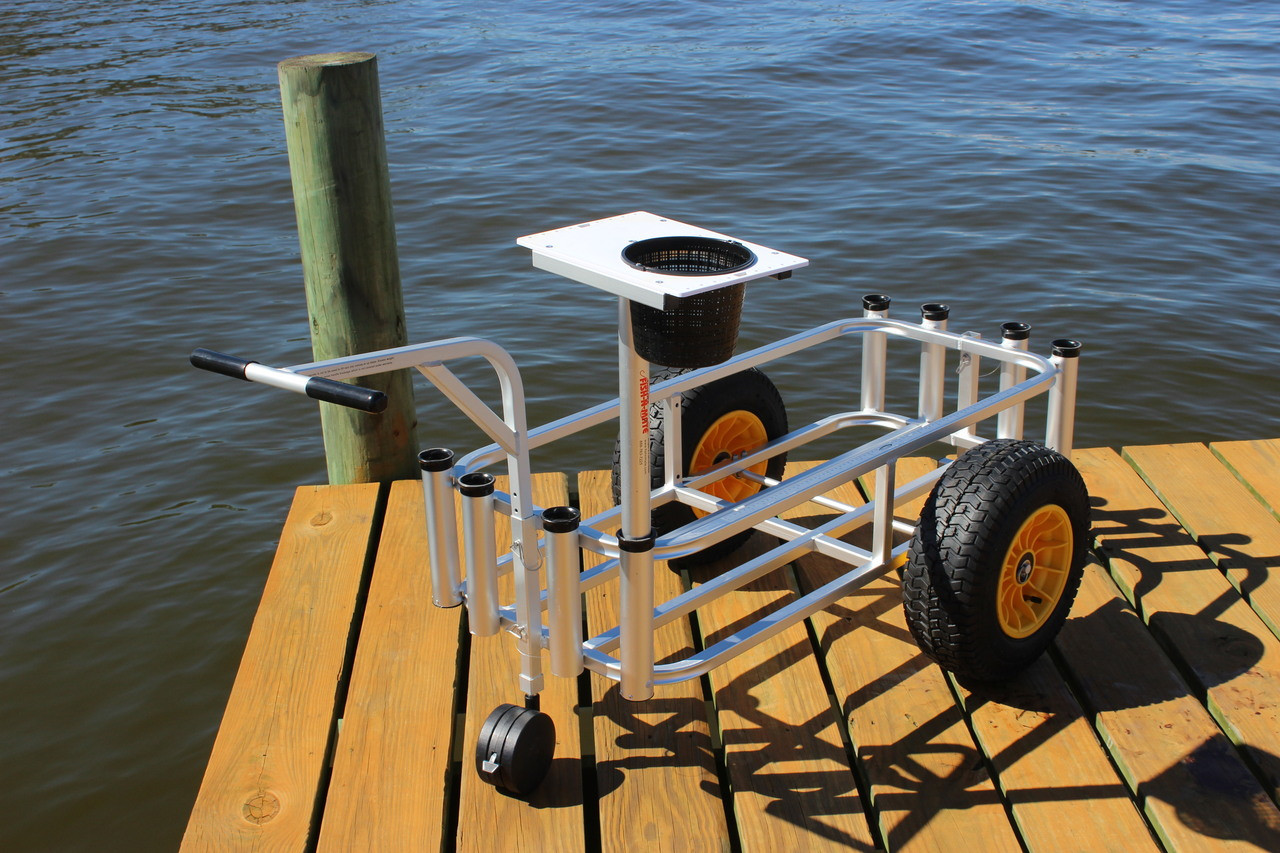Angler's Fish-N-Mate Cart with Poly Wheels