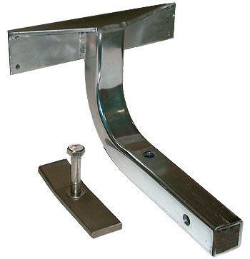 FISH-N-MATE 563 Offset Hitch Adapter For 4 & 6 - Black Metal Vehicle Hitch Adapter With Stabilizer Bar - View #8