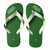 Kiwi - Green/White Mens Flip-Flops