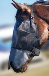 NEW PRODUCT: Flyveils By Design 100% Blockout Shaped Nose Cover Flyveil