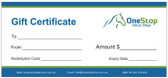 Gift Certificate - $10.00