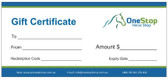 Gift Certificate - $20.00