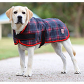 Happy Hound 1200D Dog Coat Red/Black check