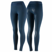 Horze Madison Ladies Silicone FS Tights Petrol Blue EURO 44 (AUS 16)