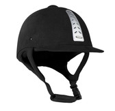 Horze Halorider Riding Helmet - Black/Silver 