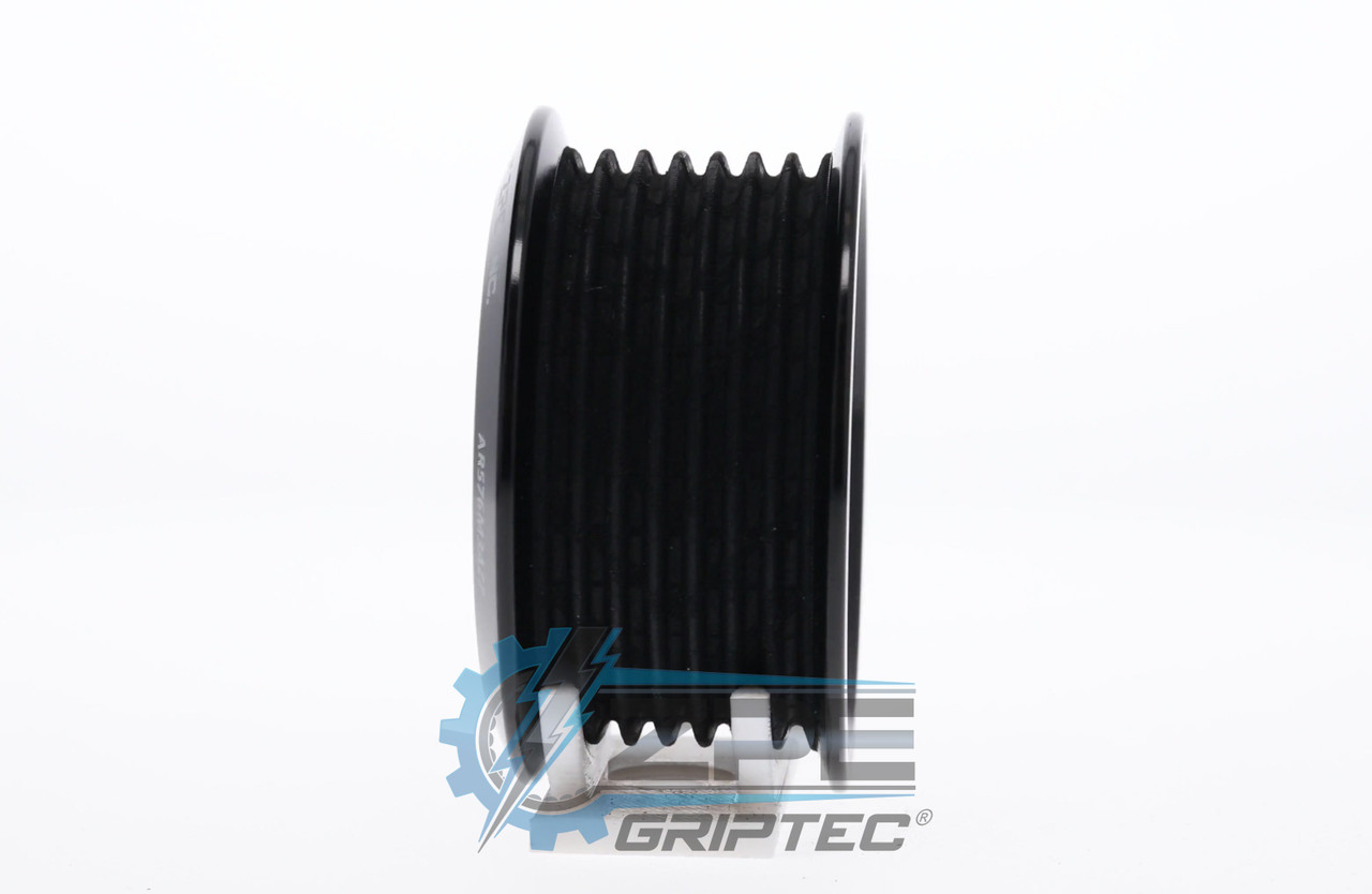 57.6mm 7 Rib ZPE GripTec® 2pc Audi 4 Bolt L3V-A Black Supercharger ...