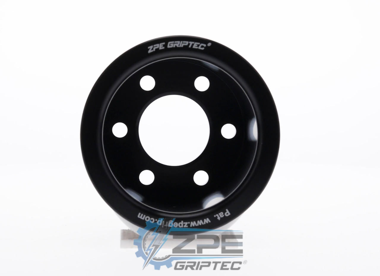 69mm 6 Rib ZPE GripTec® 2pc FMS Ford-Roush TVS L3 Black Pulley