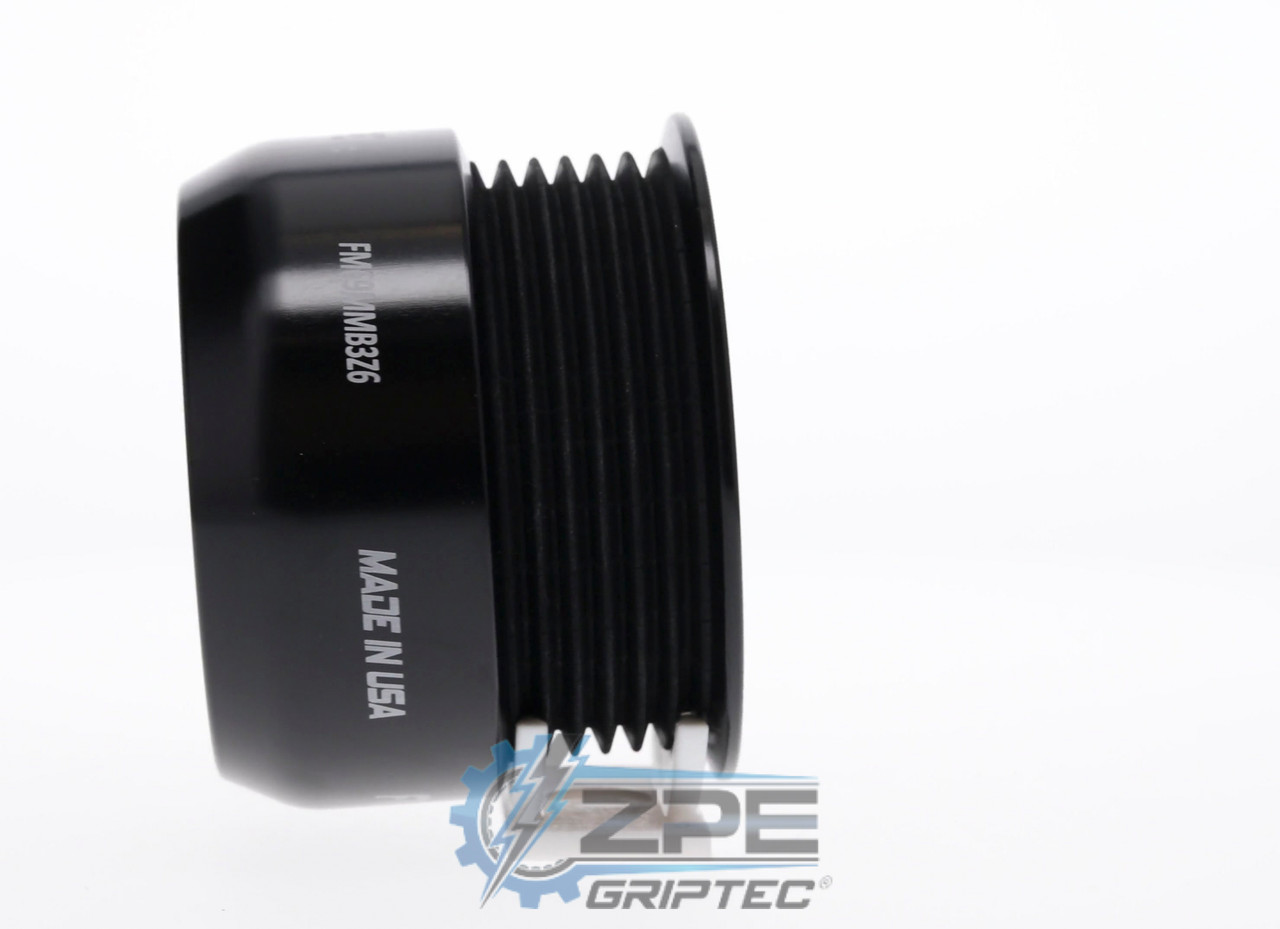 69mm 6 Rib ZPE GripTec® 2pc FMS Ford-Roush TVS L3 Black Pulley