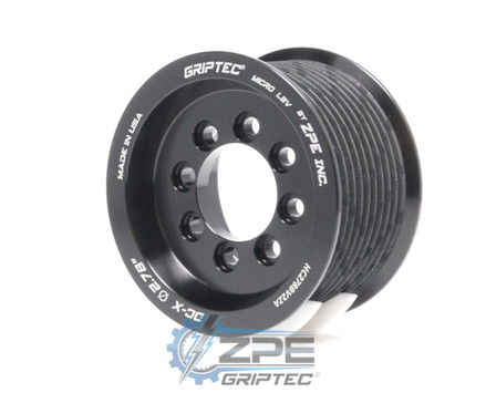 2.78" 10 Rib ZPE GripTec® 2pc Hellcat L2V Black Supercharger Pulley Only HC278BV2ZA product image