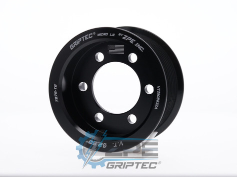 2.90" 10 Rib ZPE GripTec® 2pc Vortech YSi/JT/V3 L3 Black Supercharger Pulley Only VT290BB3ZA product image
